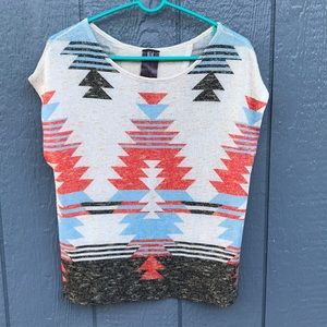 Aztec open back top